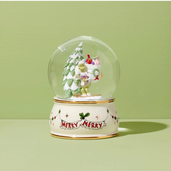 Lenox Grinch Snow Globe - Picture 1 of 8